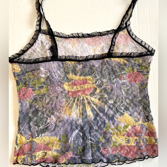 Sheer Lace Cami Top - Picture 2 of 2